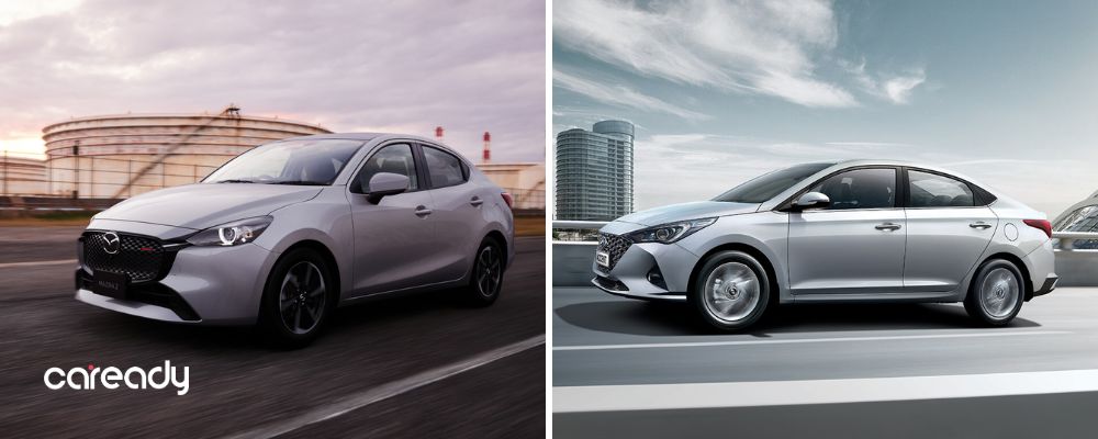 So sánh xe Mazda 2 và Hyundai Accent 